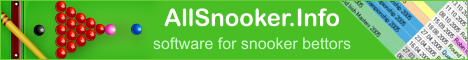 AllSnooker.Info - software for snooker fans
